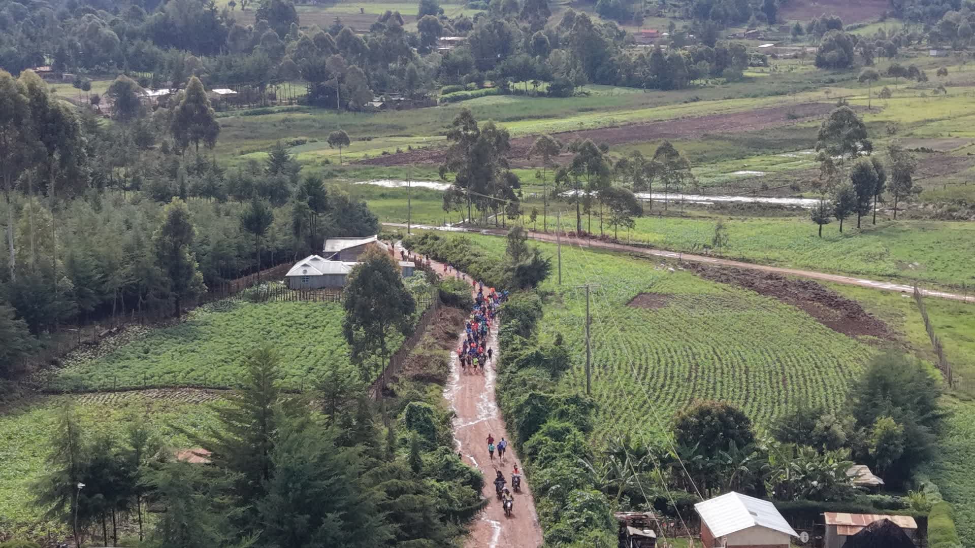 Visitors meeting elite Kenyan runners in Iten